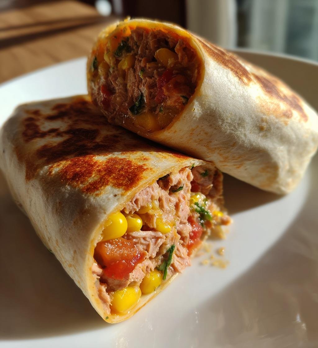 Wrap med tonfisk och majs recept - Enkel och nyttig middag
