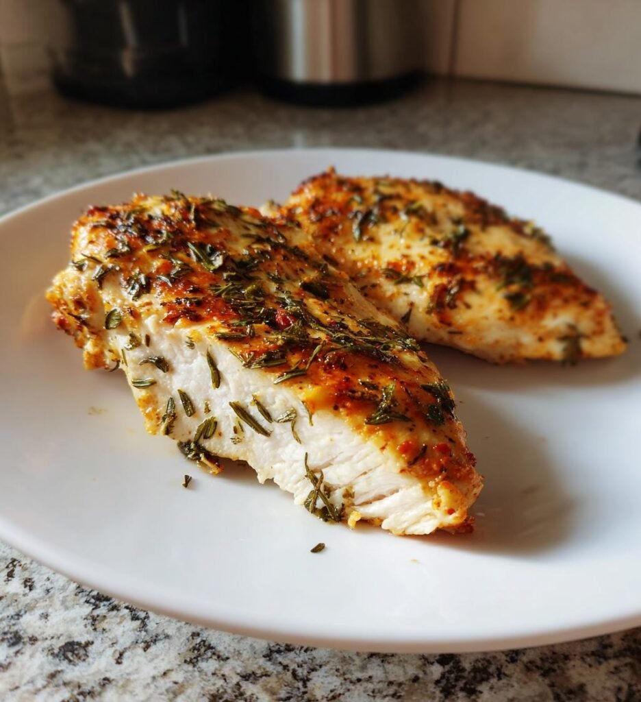 stekt kycklingfile med örter recept