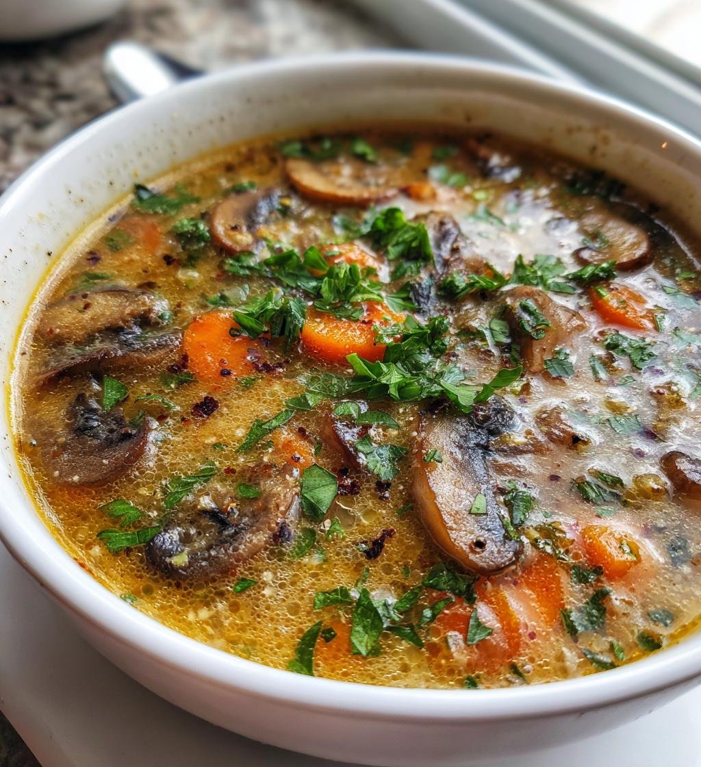 Svampsoppa med grädde recept – Enkel och Krämig njutning