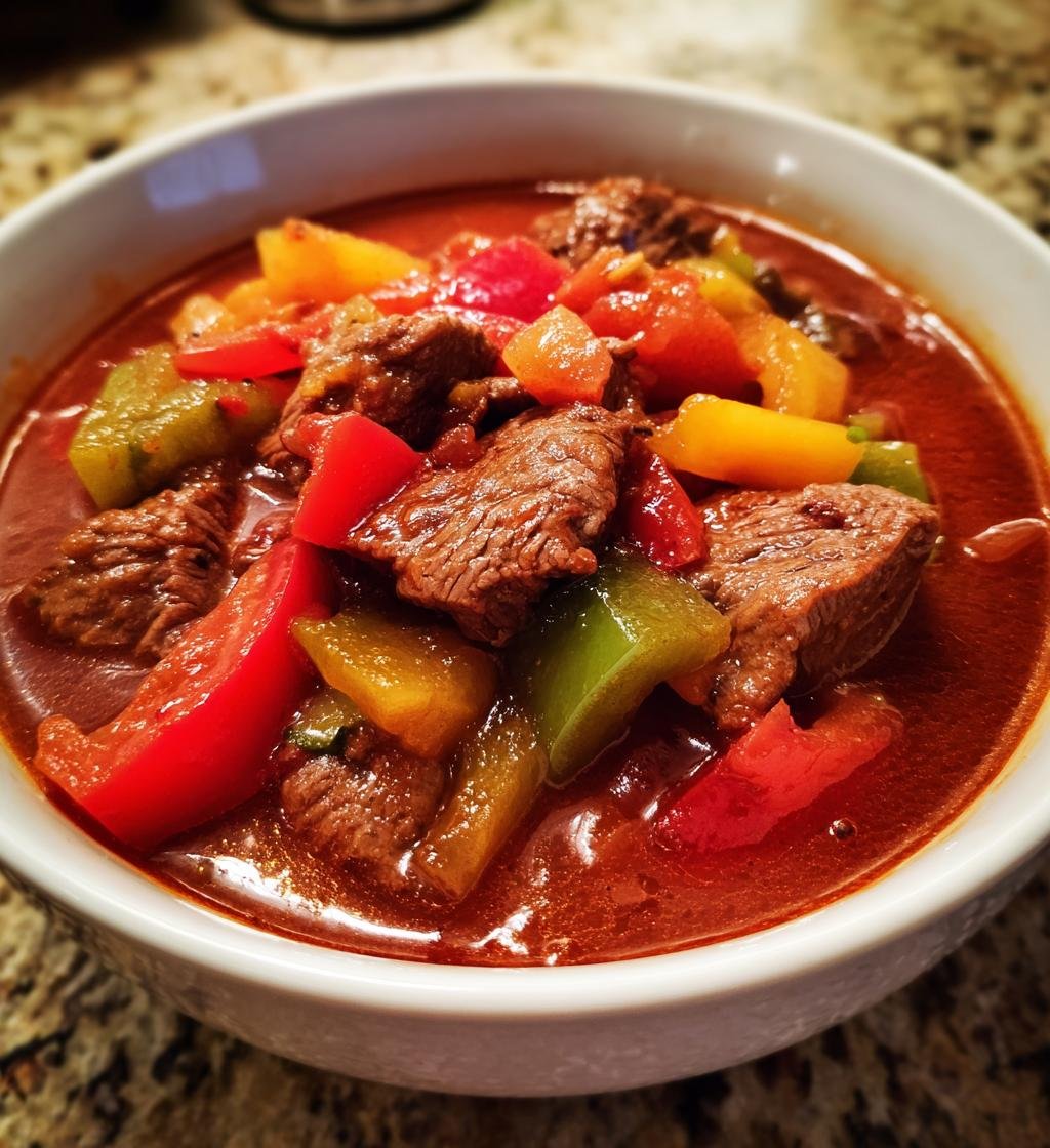 Gulaschsoppa recept enkel hemgjord – Perfekt för kalla dagar