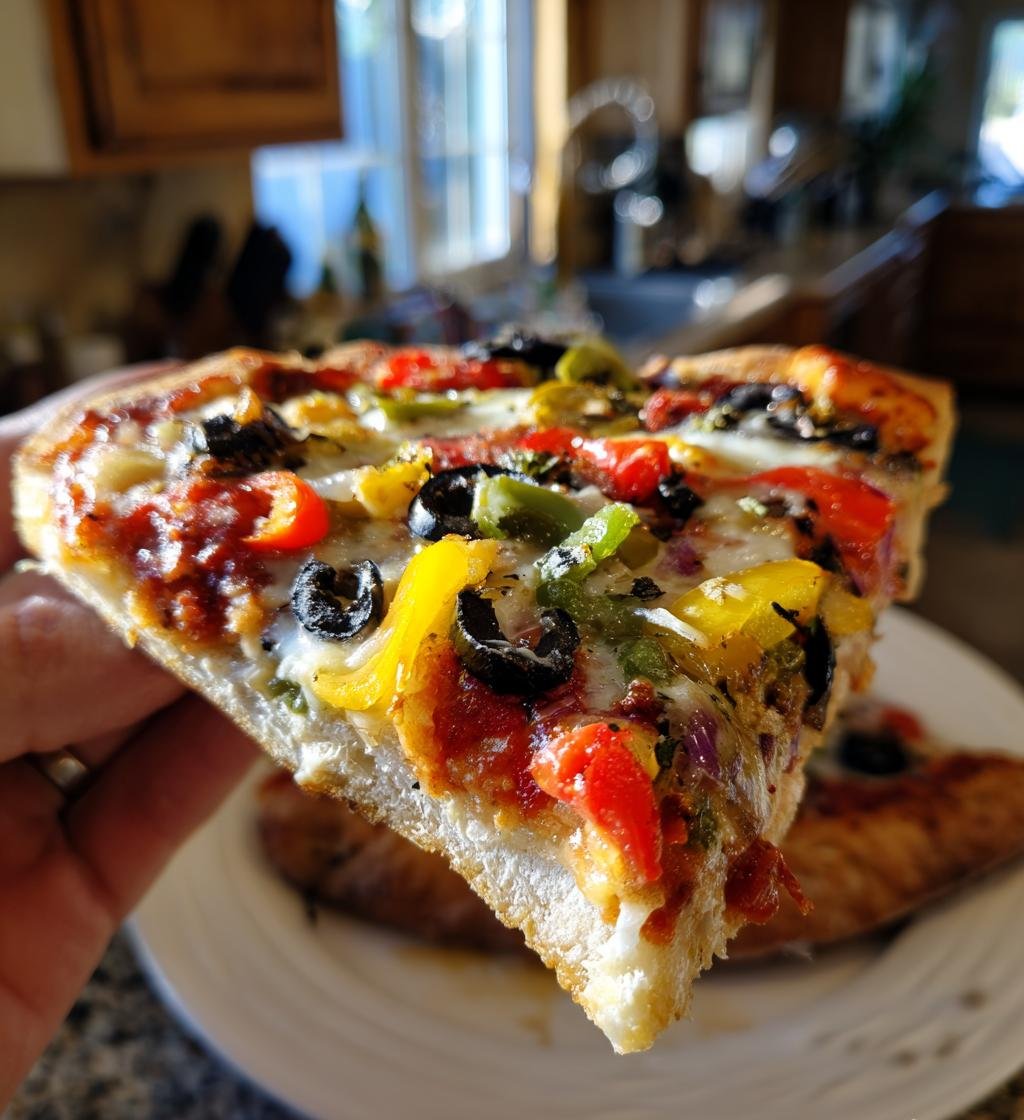 Vegetarisk pizza recept hemgjord - Enkel och god - steg för steg