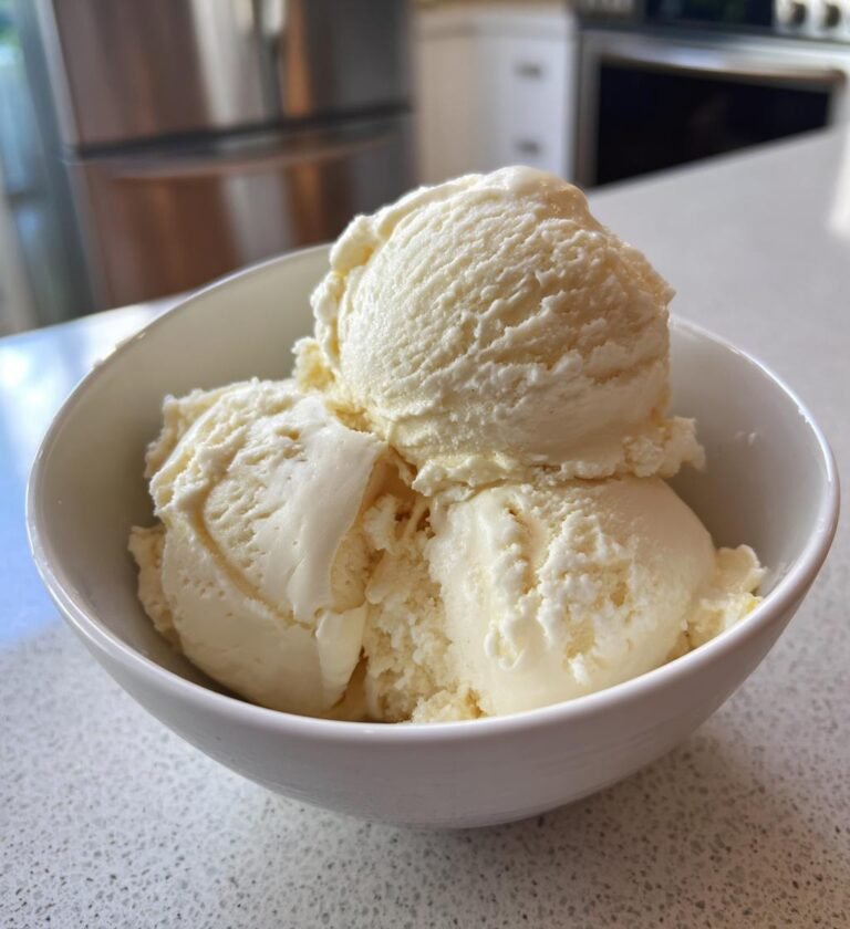 krämig glassrecept hemgjord vanilj