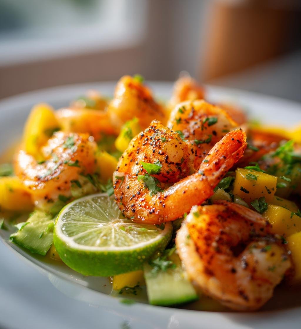 Räkor med mango och lime sallad – Enkel och saftig rätt
