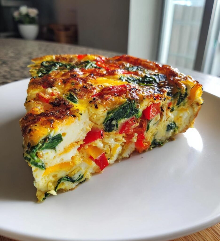 frukostfrittata med grönsaker recept