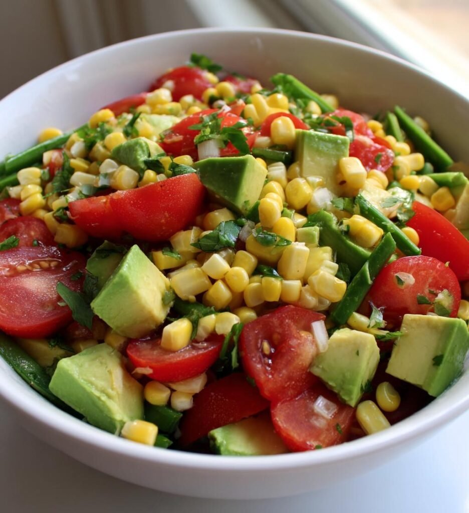 mexikansk sallad med majs recept