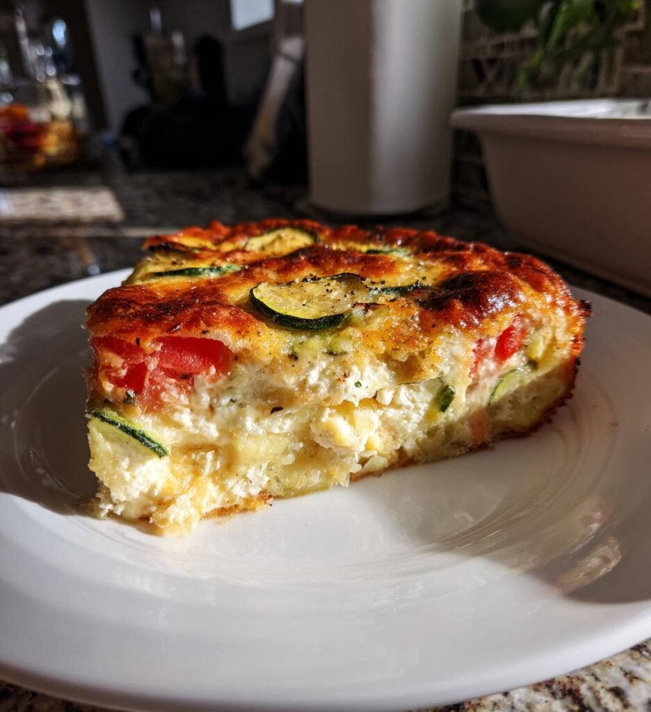 gratäng med zucchini och fetaost