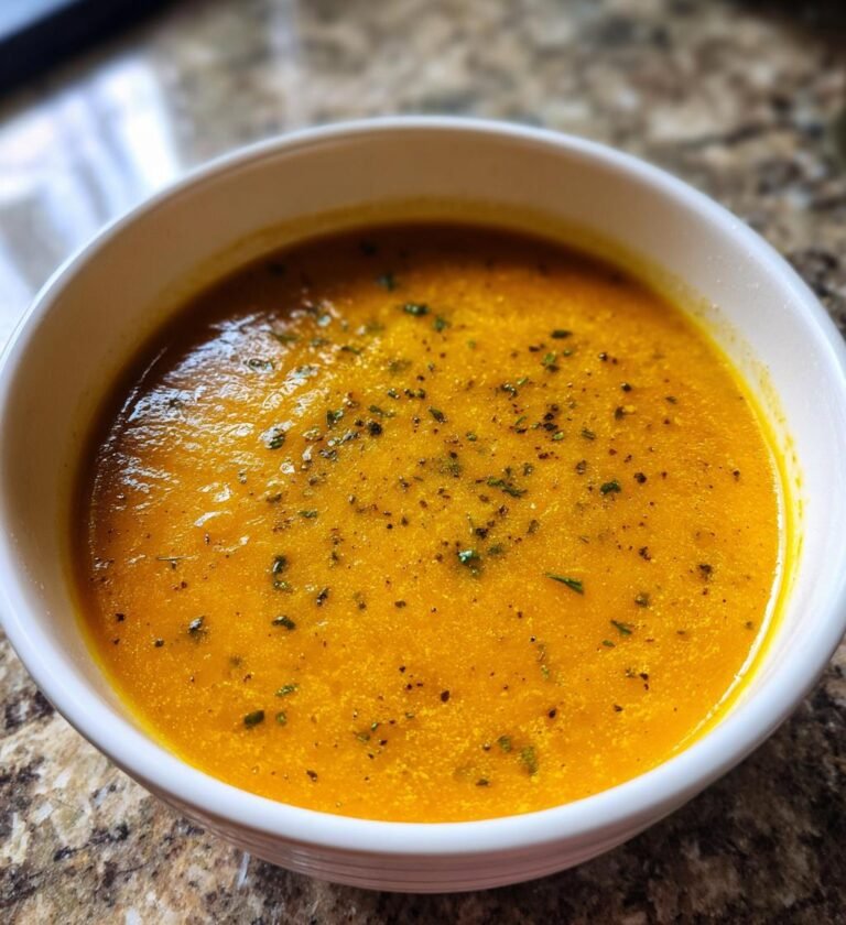 rotfruktsoppa med ingefära och kokosmjölk