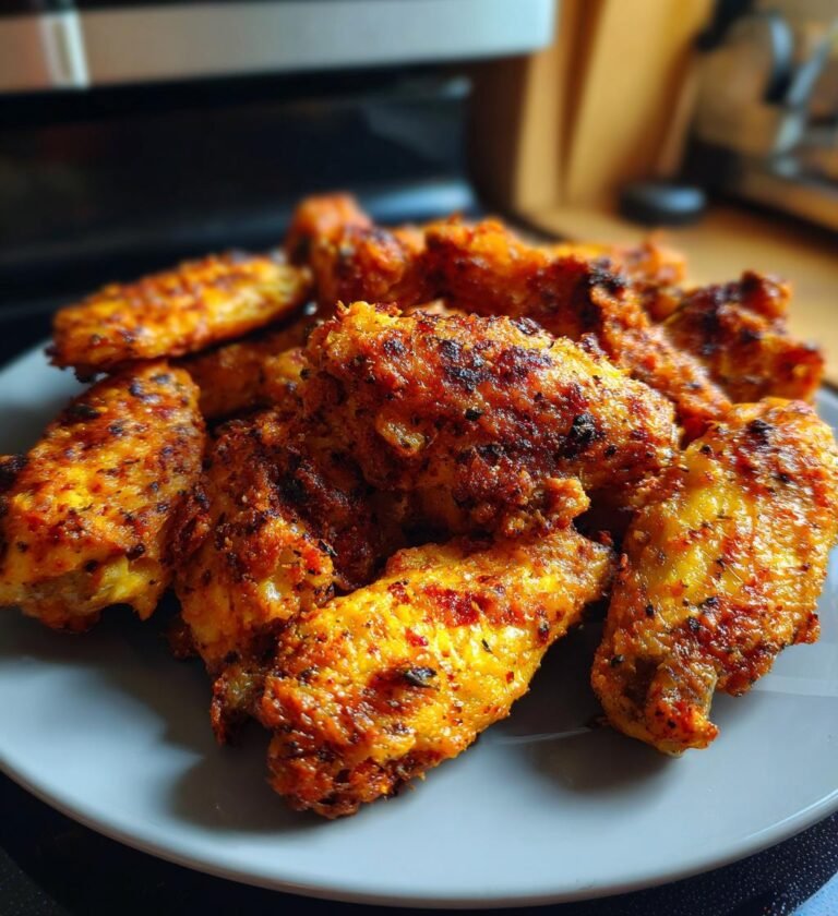 airfryer kycklingvingar recept krispiga