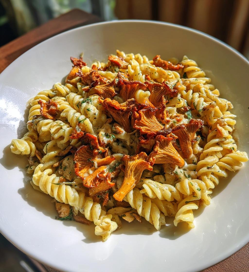 Pasta med kantareller och grädde - Krämig och Enkel Rätt