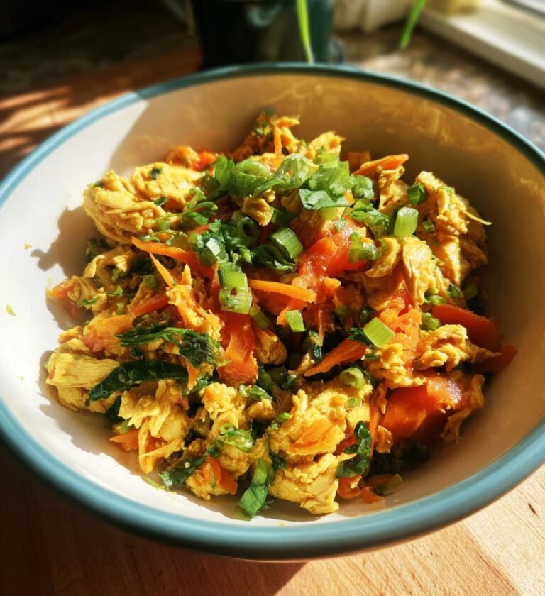 asiatisk woksallad med kyckling