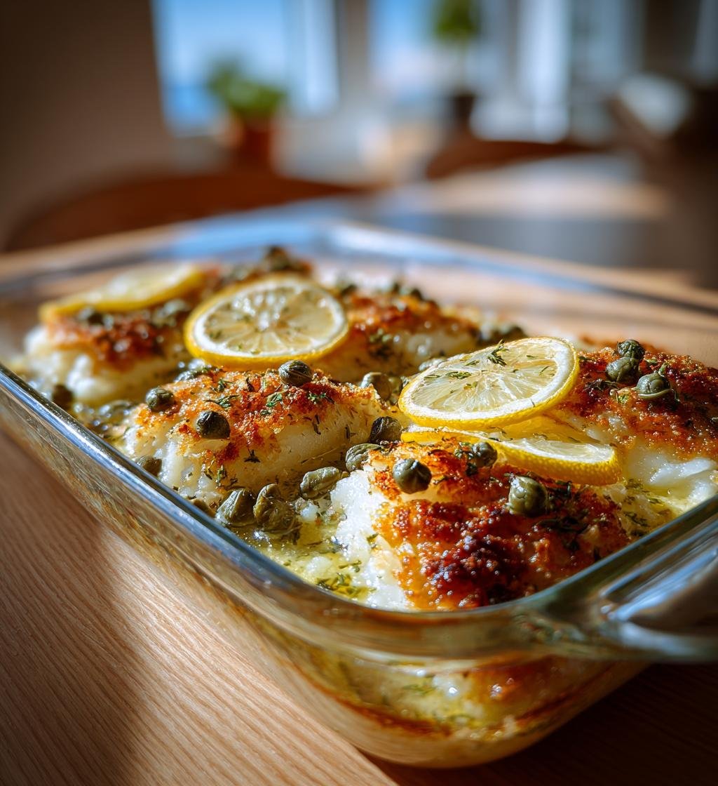 Ugnsbakad torsk med citron och kapris – Enkel och God rätt - steg för steg