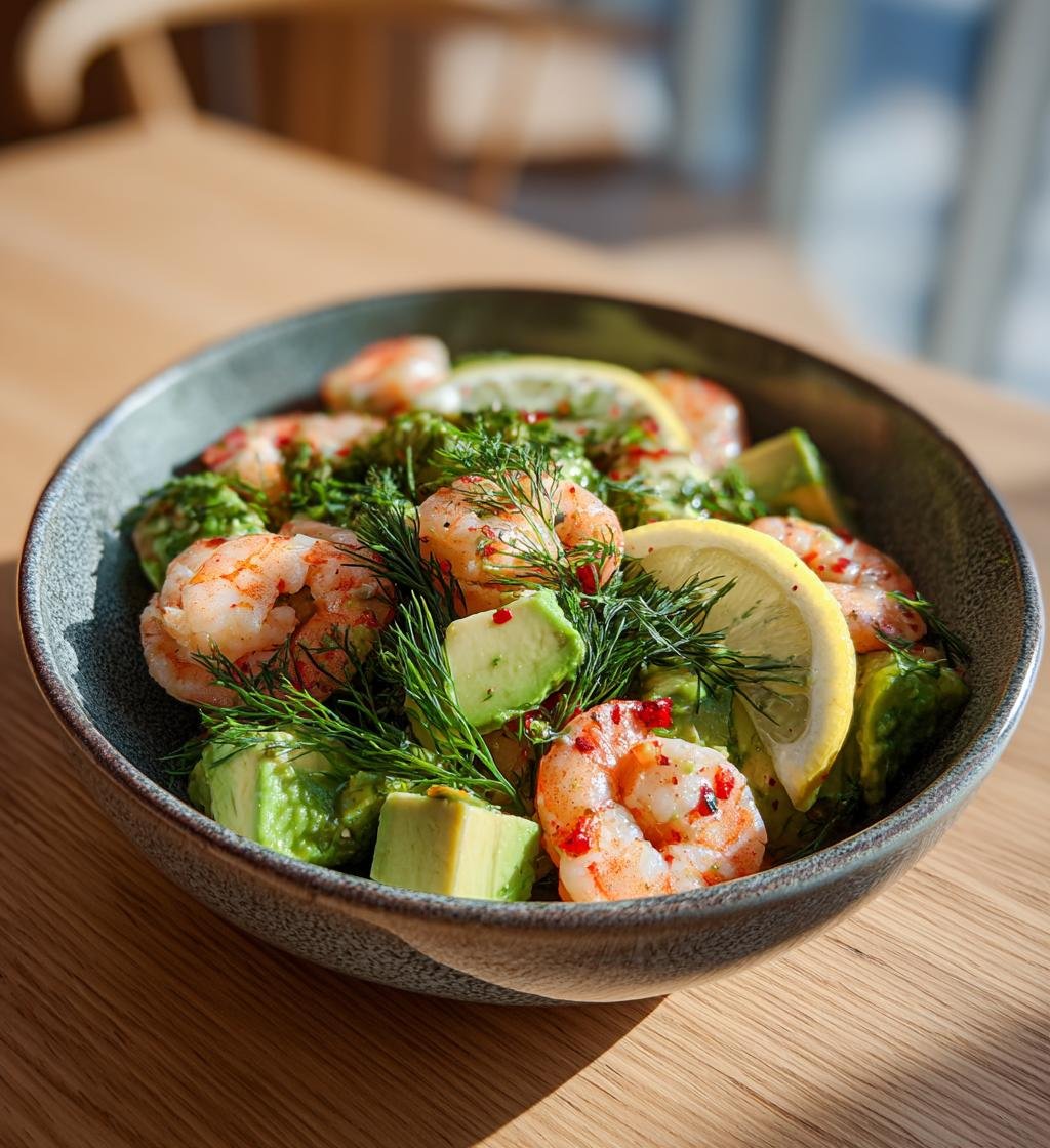 Fräsch räksallad med avokado och citron - Enkel och God - steg för steg