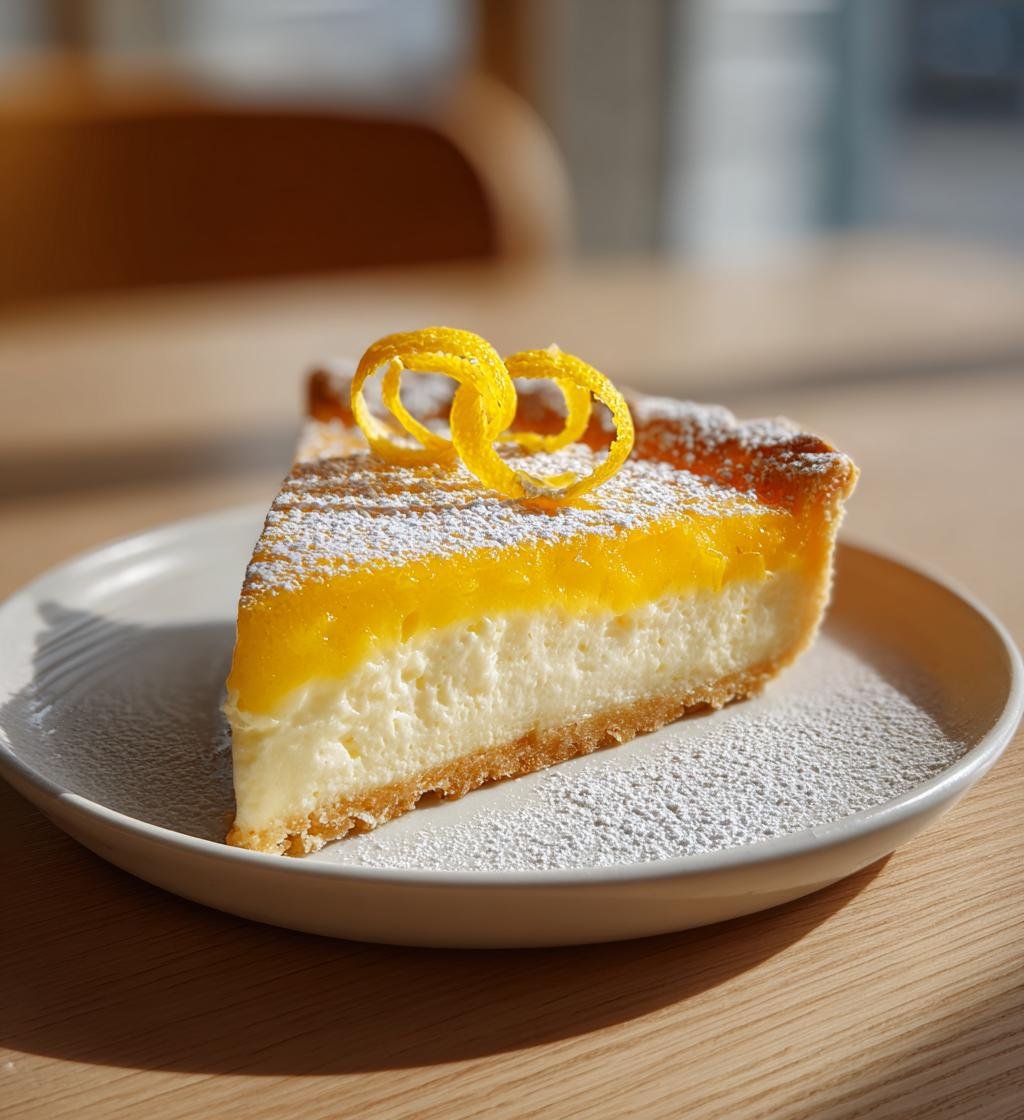 Somrig citrontårta med lemon curd – Enkel och krämig dessert - steg för steg