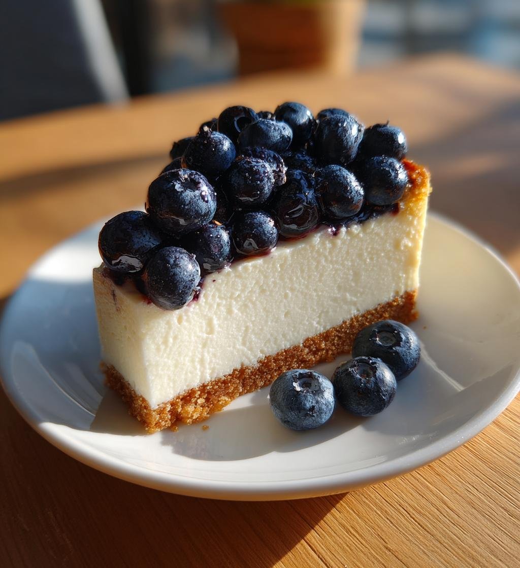 Somrig blåbärscheesecake utan ugn och bakning – Enkel och God - steg för steg
