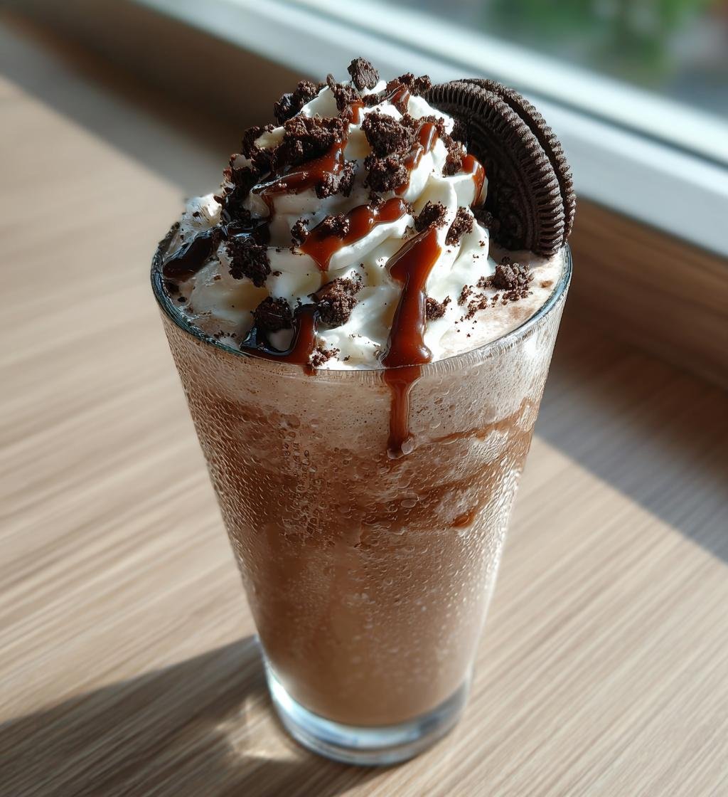 Oreo milkshake med glass och choklad – Enkel och krämig njutning - steg för steg