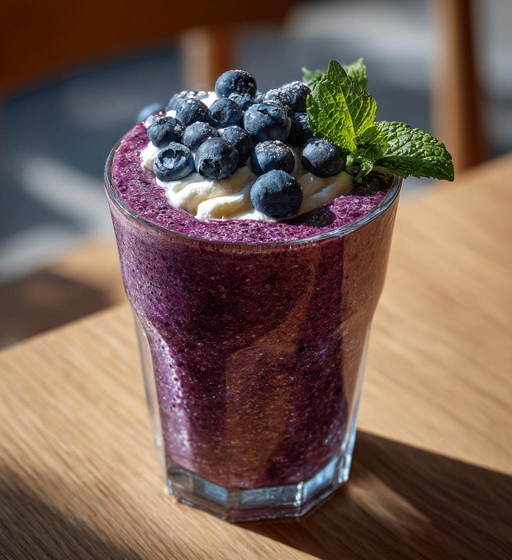 Hemmagejord blåbärssmoothie med yoghurt – Enkel och nyttig