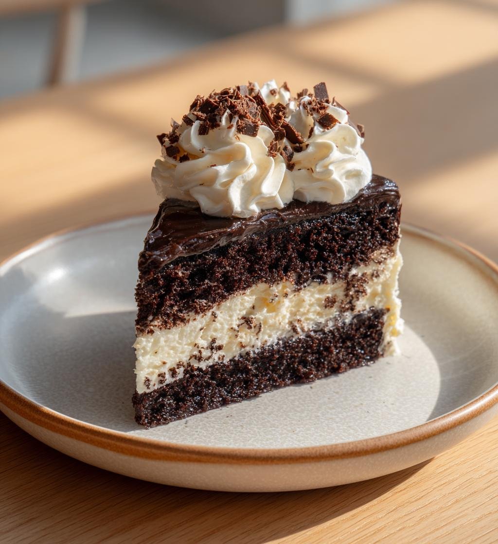 Chokladkaka med krämig frosting och grädde – Enkel och god efterrätt - steg för steg