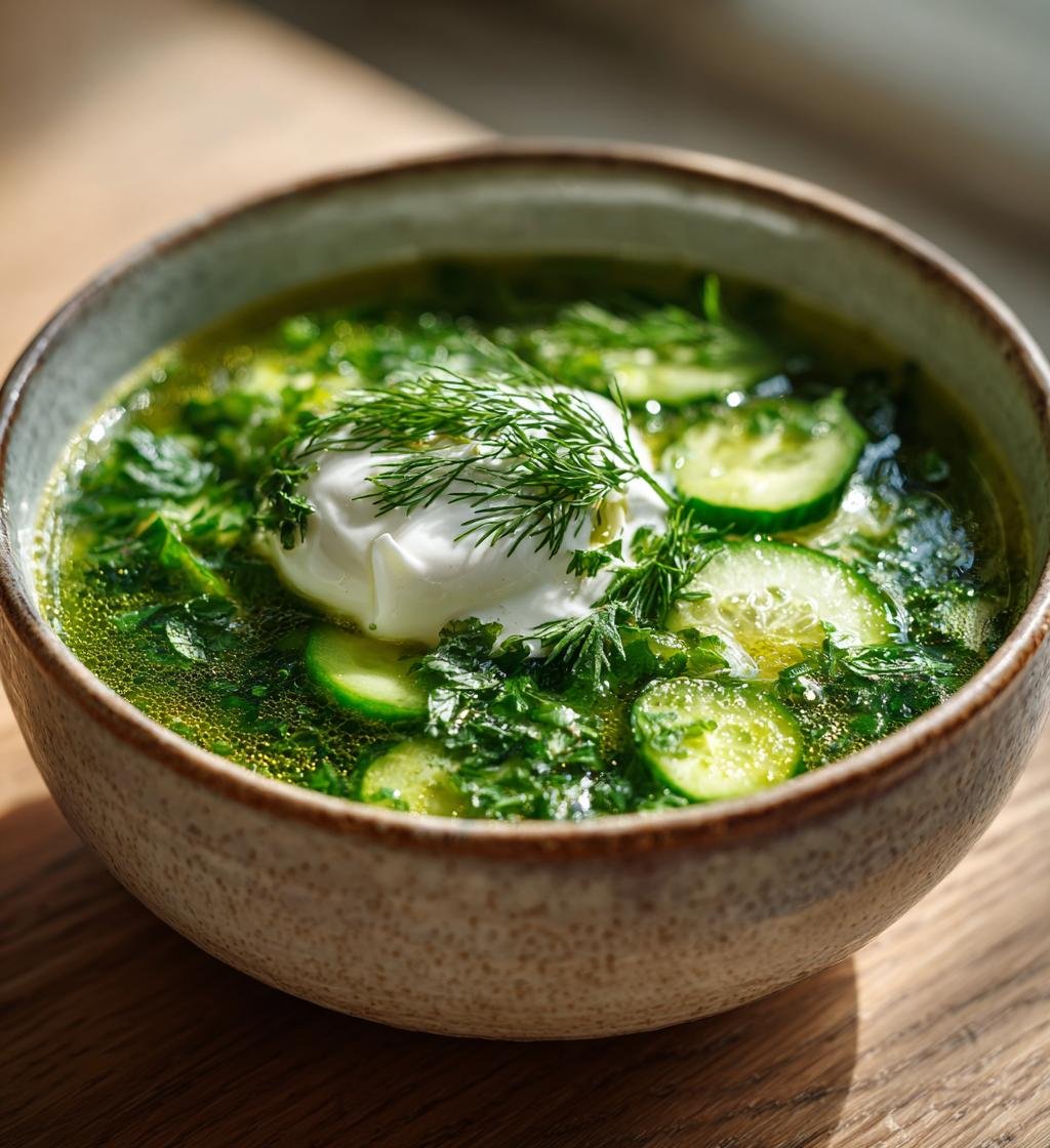 Kall sommarsoppa med gurka och yoghurt – Enkel och god friskhet - steg för steg