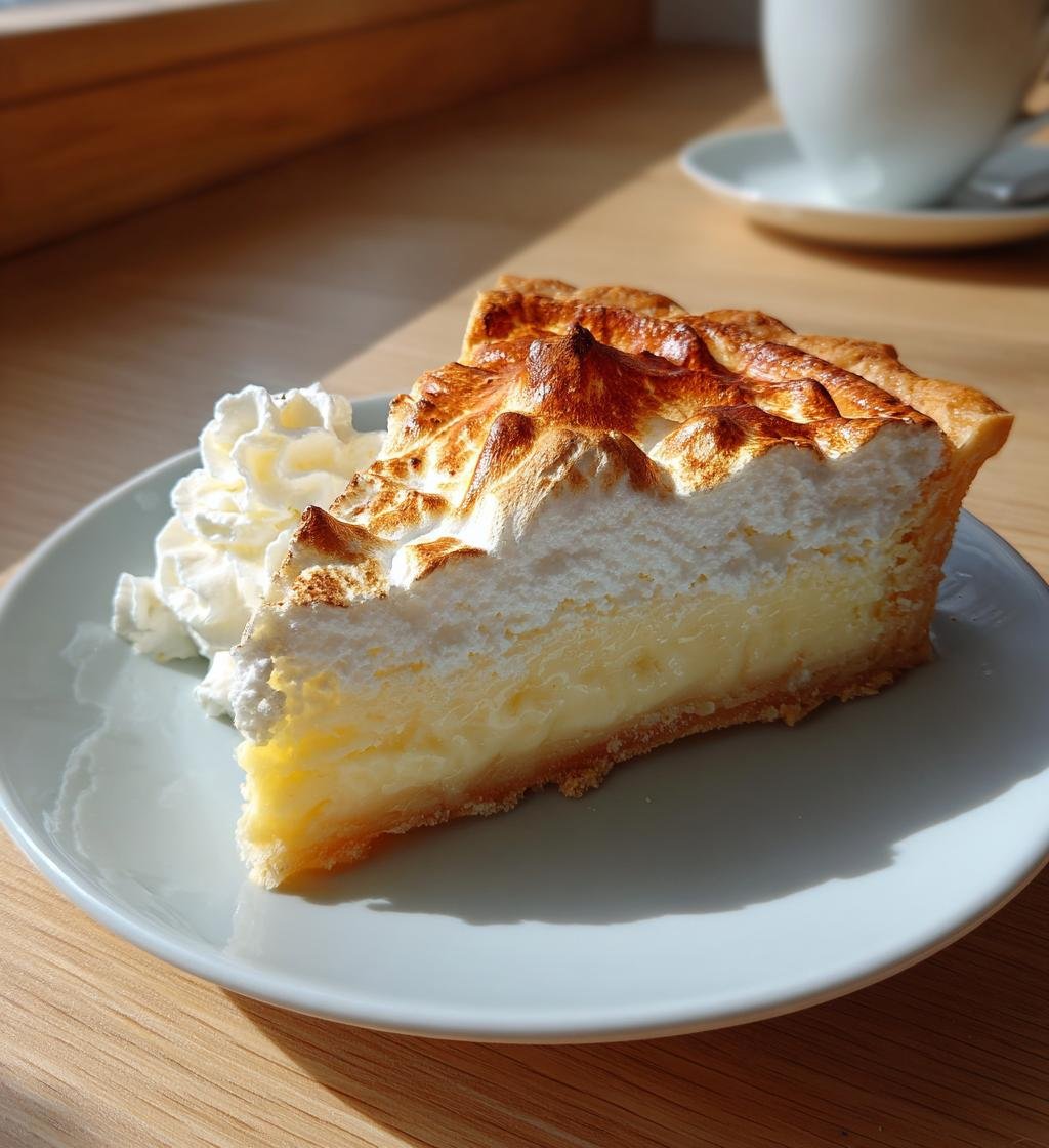 Krämig citronpaj med maräng och grädde – Enkel och god dessert - steg för steg