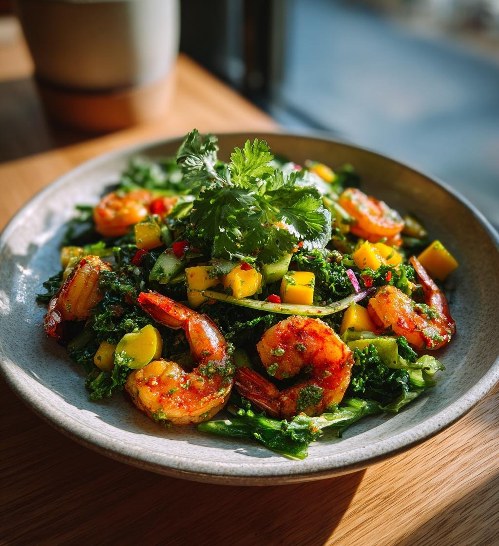 Fräsch sommarsallad med räkor och mango - Enkel och God - steg för steg
