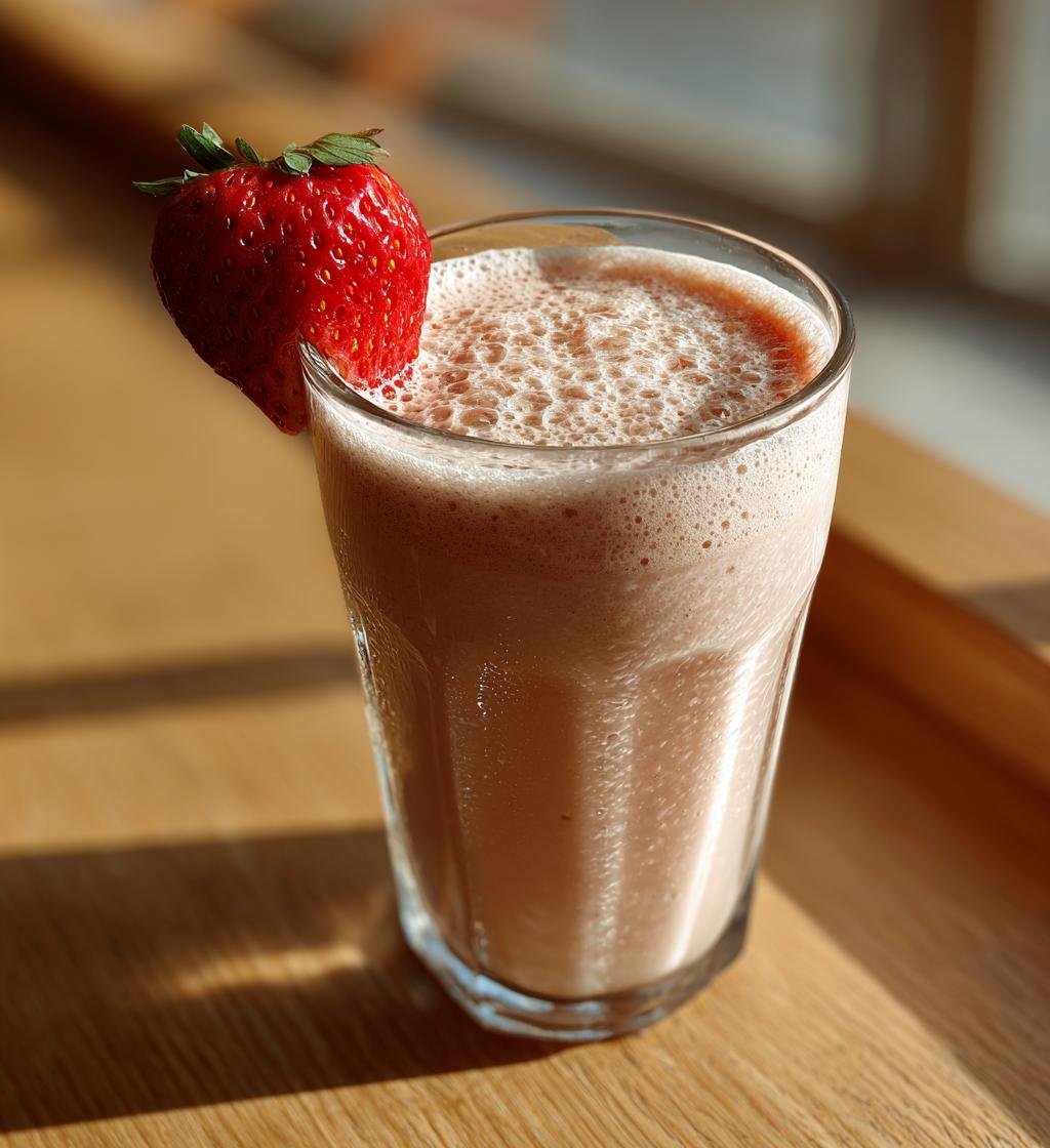 Jordgubbssmoothie med banan och mjölk – Enkel och God