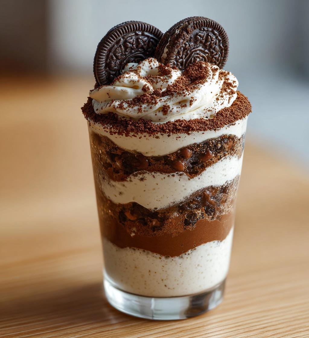 Oreo tiramisu i glas med mascarponekräm - Enkel och God Efterrätt - steg för steg