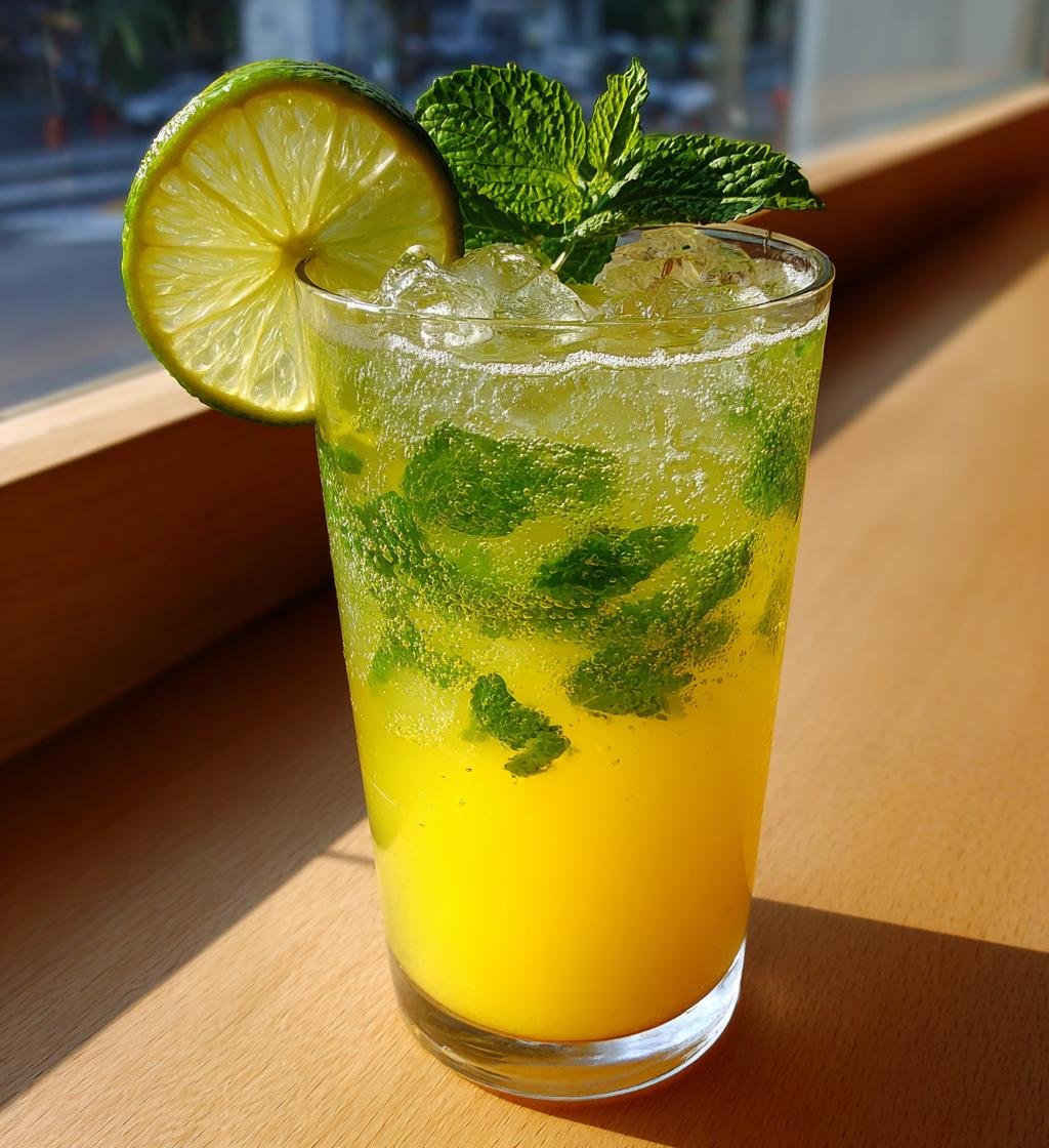 Fräsch mintlemonad med lime och honung – Perfekt för varma dagar