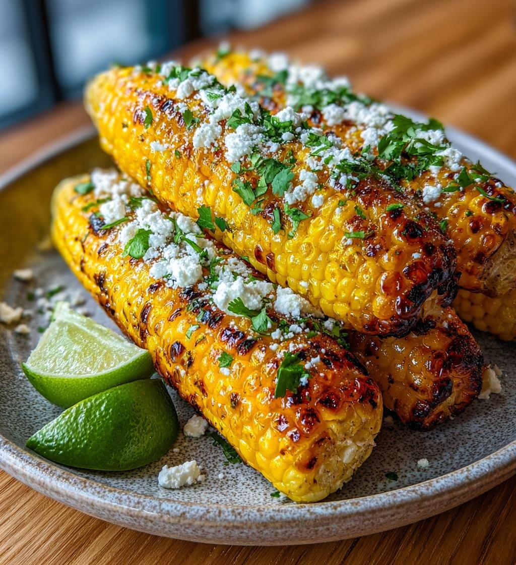 Grillad majskolv med fetaost och lime – En perfekt sommarrätt