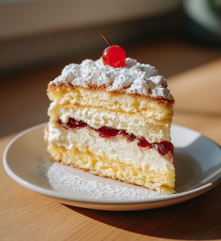 klassisk prinsesstårta med marsipan och grädde