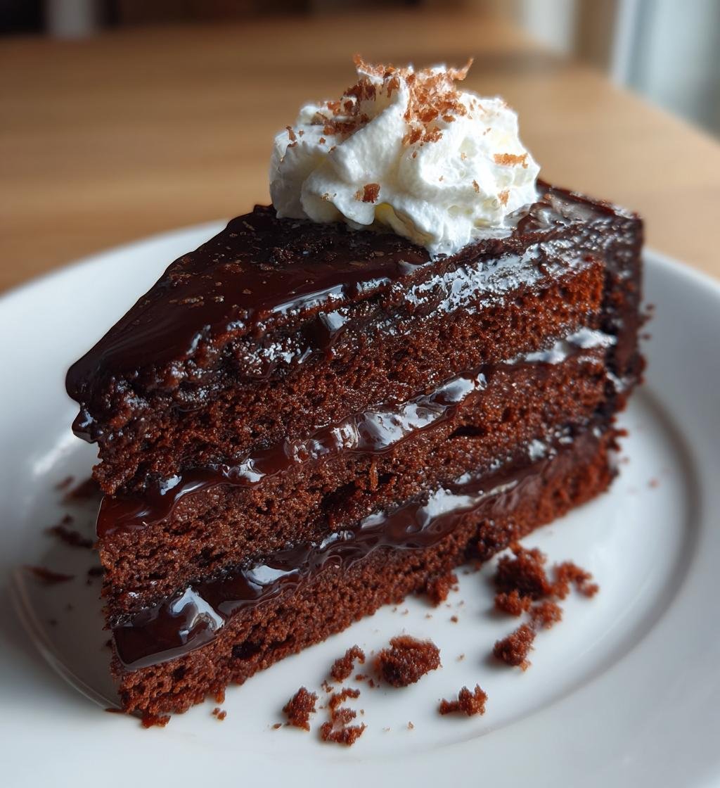 Klassisk kladdkaka med vispgrädde – Enkel och god dessert - steg för steg
