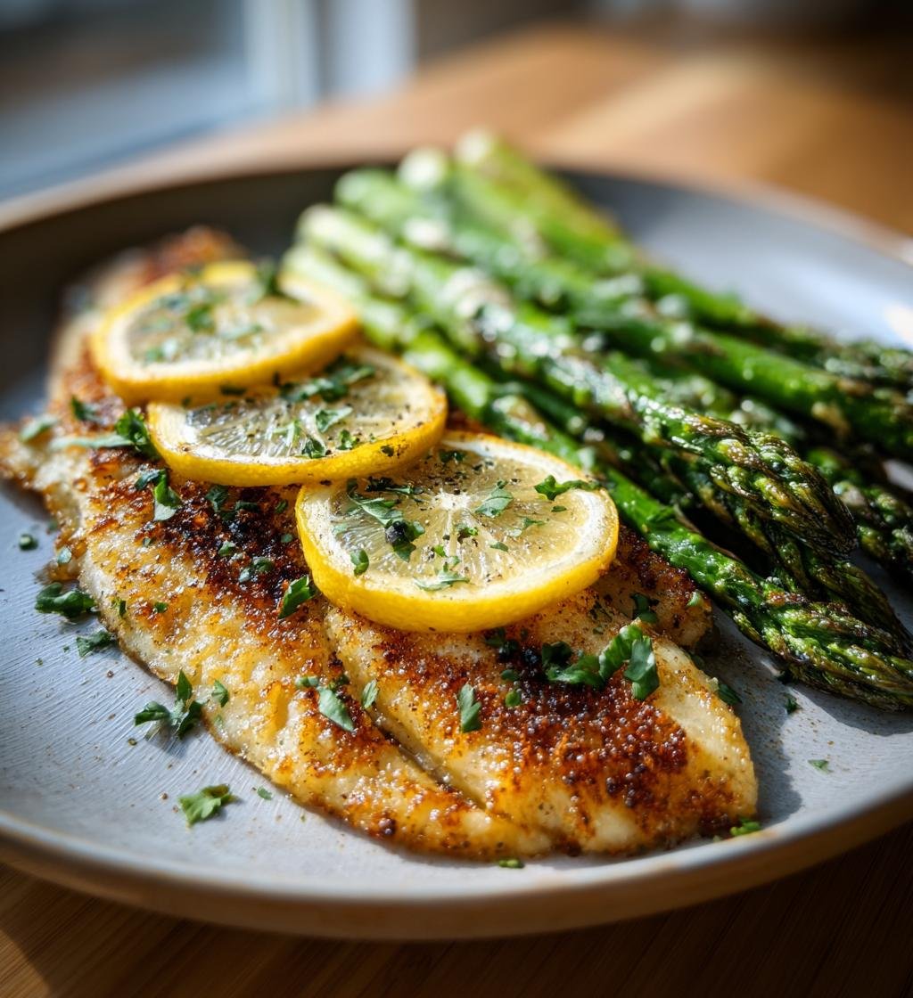 Smörstekt gös med citron och sparris – Enkel och god middag