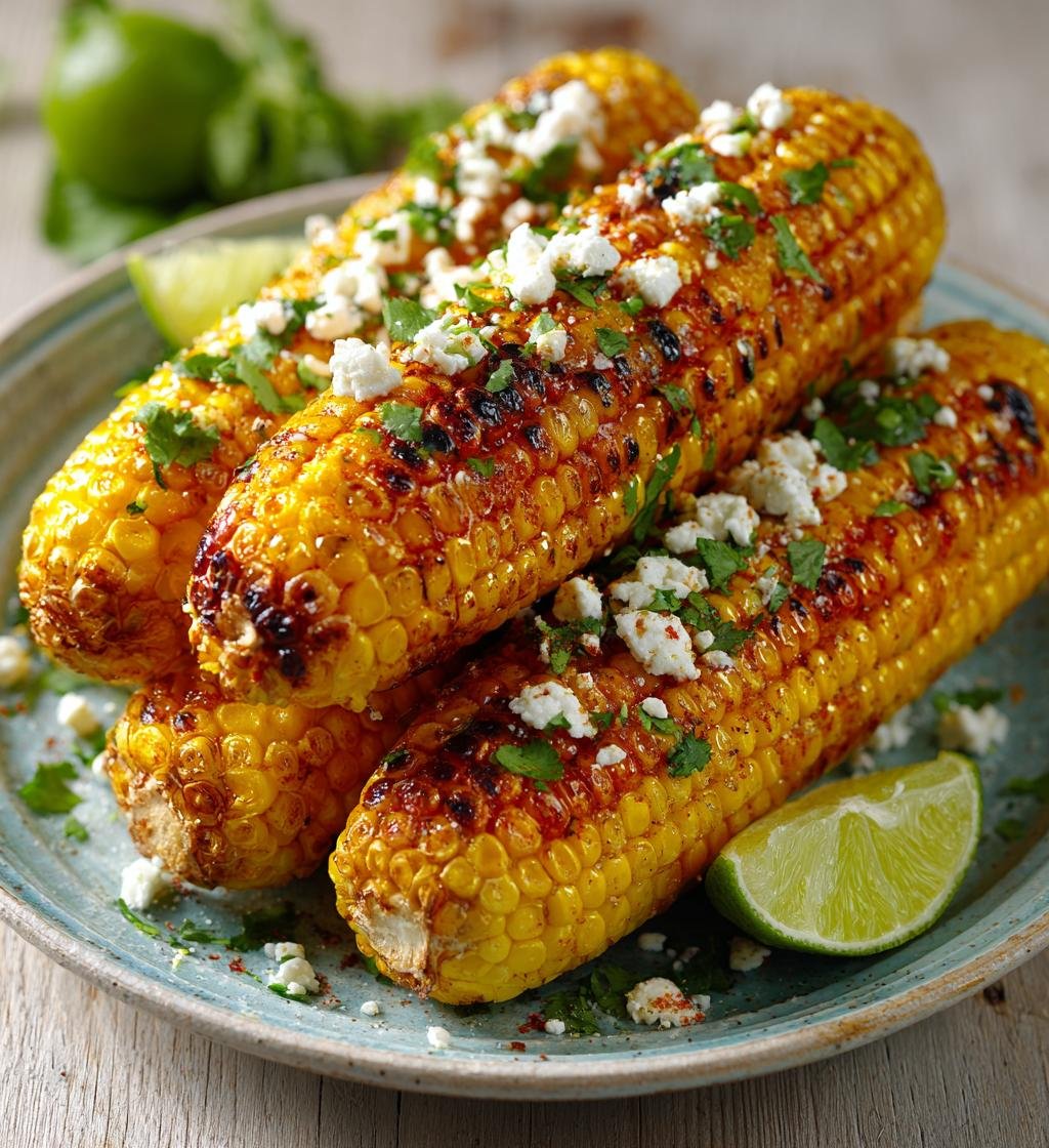 Grillad majskolv med fetaost och lime – En perfekt sommarrätt - steg för steg