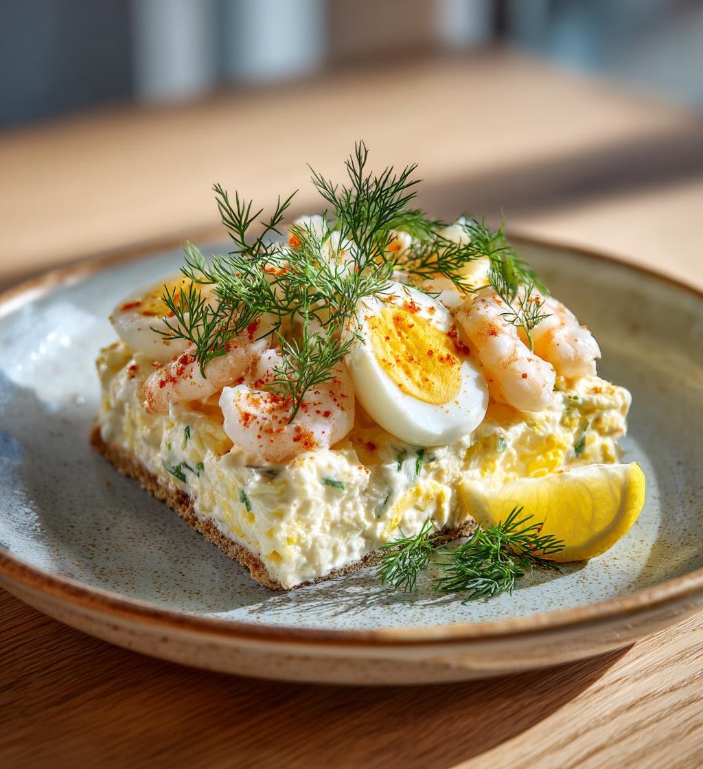 Räksmörgås med ägg och majonnäs - Enkel och God Recept