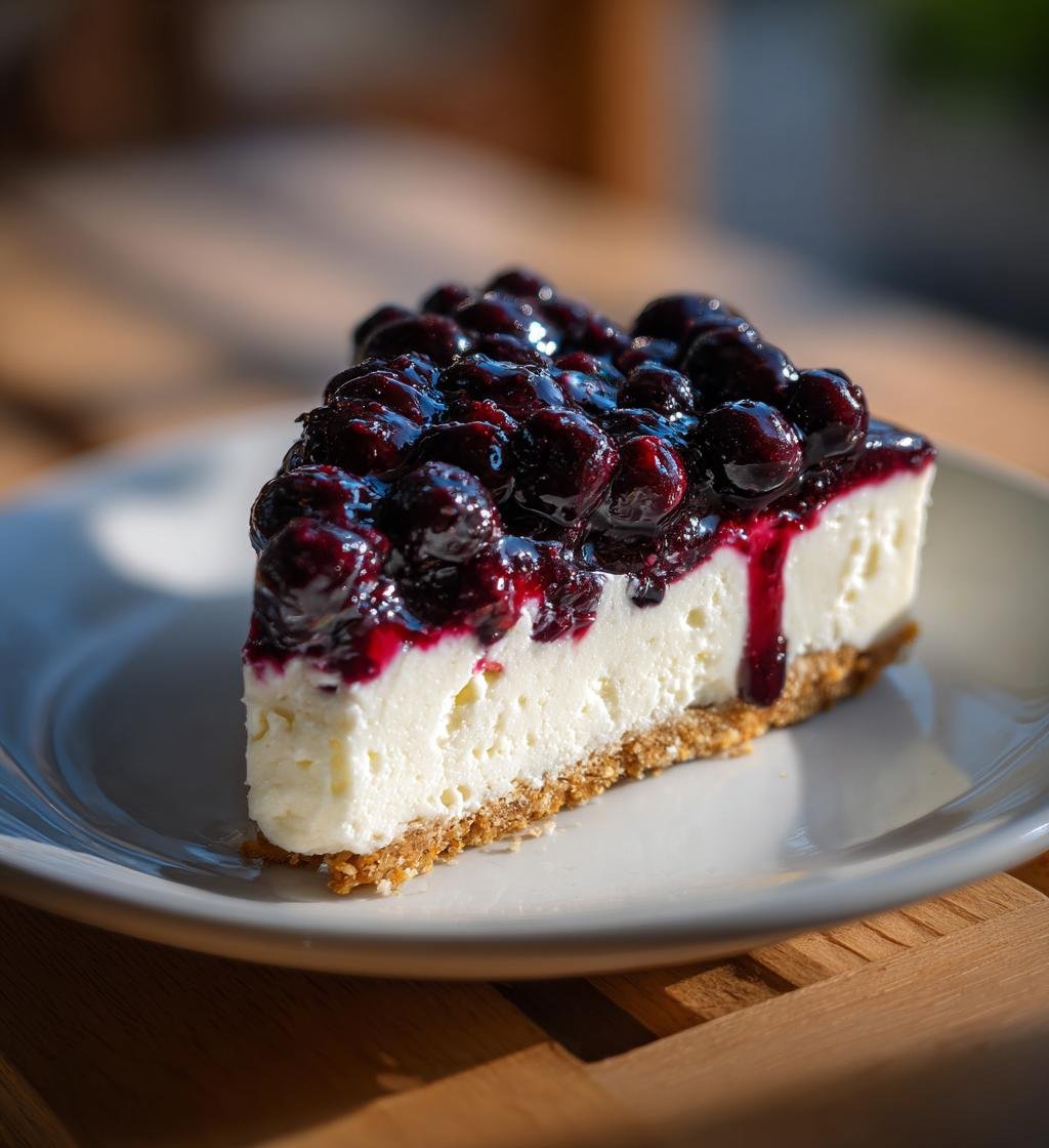 Somrig blåbärscheesecake utan ugn och bakning – Enkel och God