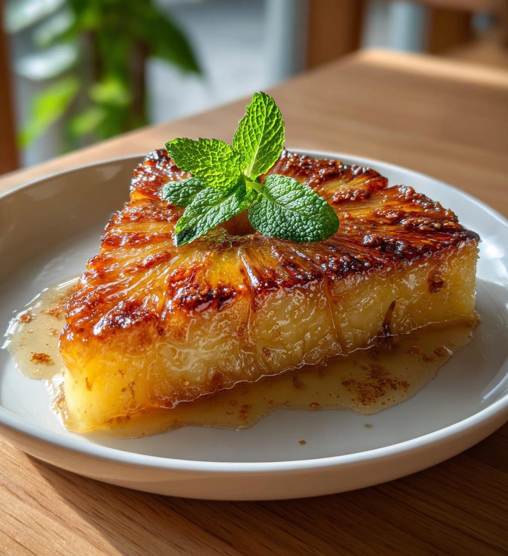 Grillad ananas med honung och kanel – En perfekt och god dessert