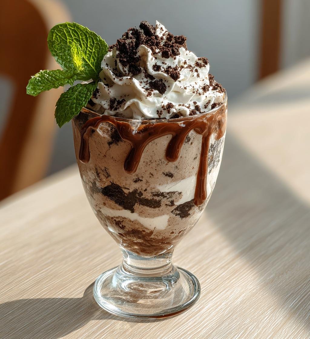 Oreo glassdessert med grädde – Enkel och krämig njutning