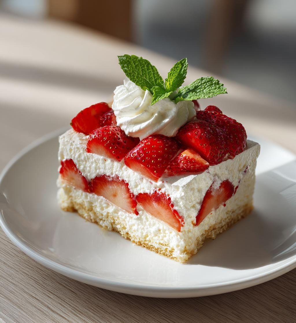 Krämig sommardessert med jordgubbar och mascarpone – Enkel och God