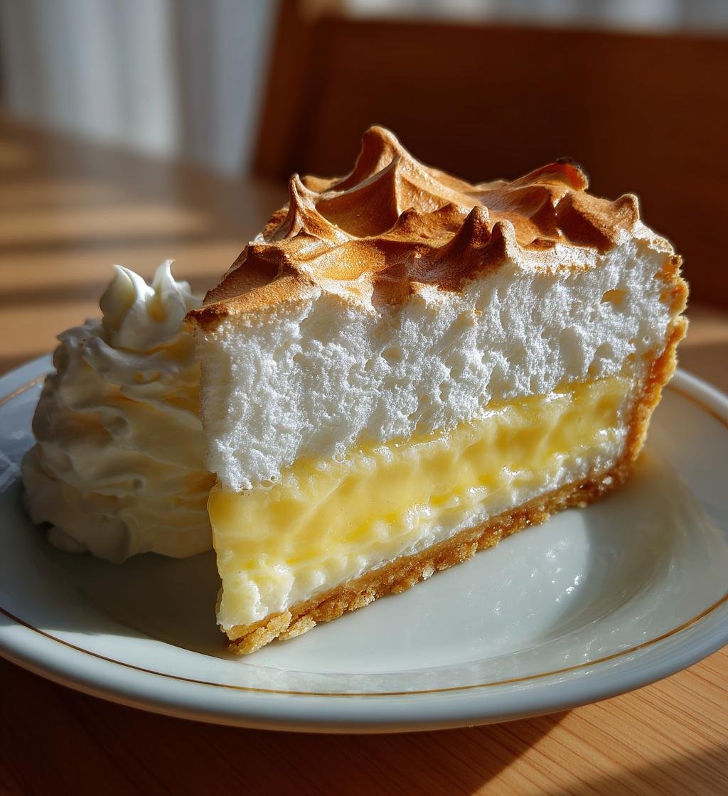 Krämig citronpaj med maräng och grädde – Enkel och god dessert