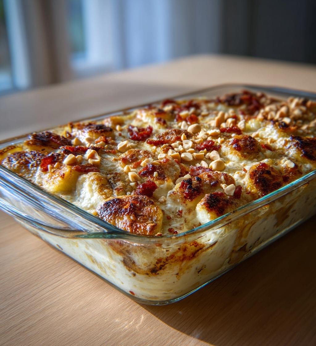 Flygande Jakob med kyckling, bacon och banan – Enkel och krämig rätt - steg för steg