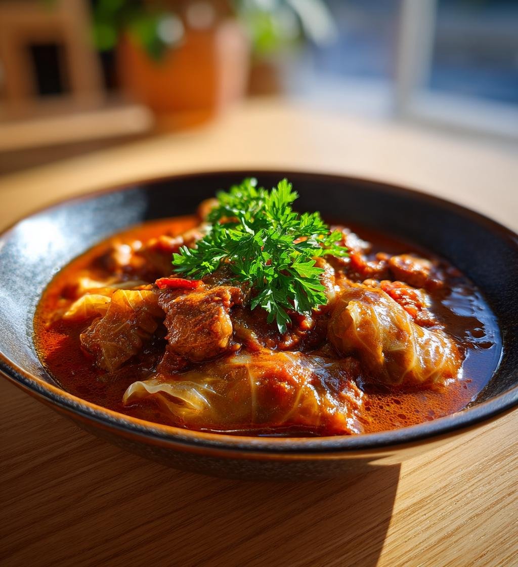 Enkel kåldolmsgryta med köttfärs – Saftig och måltid på 30 minuter