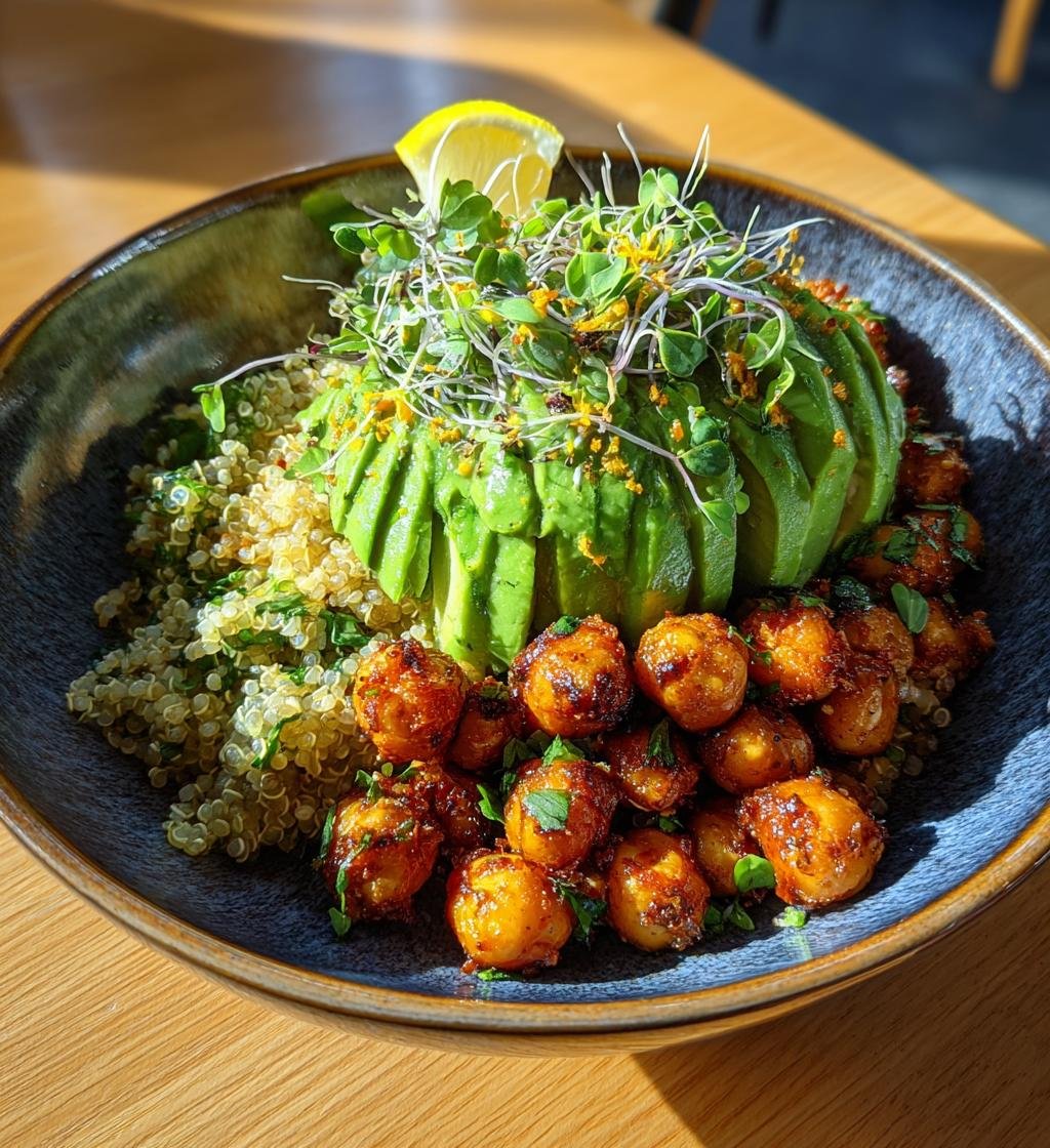 Quinoasallad med avokado och rostade kikärter - Enkel och Nyttig