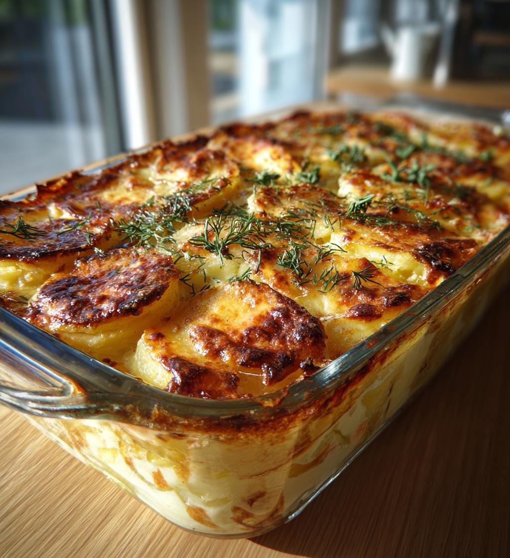 Laxgratäng med potatis purjolök och dill – Enkel och Krämig Middag - steg för steg