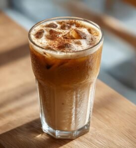 Iskaffe med vanilj och havremjölk