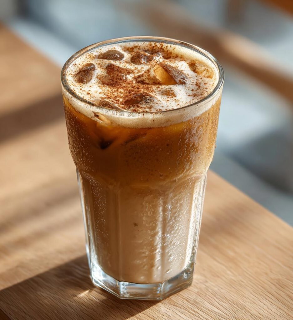 Iskaffe med vanilj och havremjölk