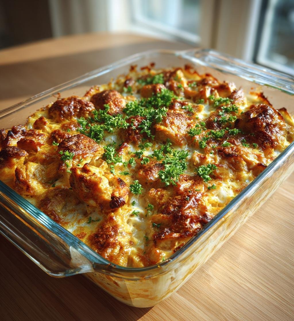 Kycklinggratäng med mango chutney och curry - En saftig och enkel rätt - steg för steg