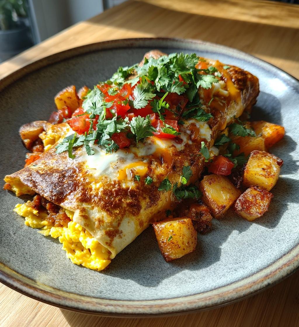 Frukostburrito med ägg ost och potatis – Enkel och god start på dagen - steg för steg