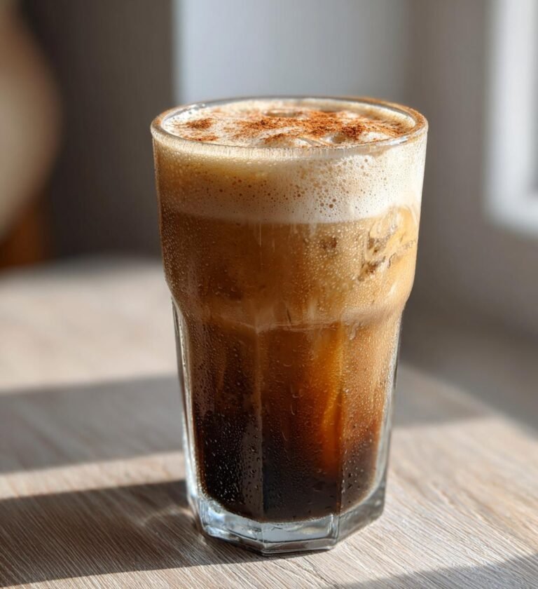 Iskaffe med vanilj och havremjölk