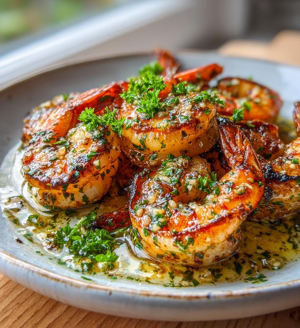 Grillade räkor med vitlök citron och örtsmör – Enkel och God - steg för steg