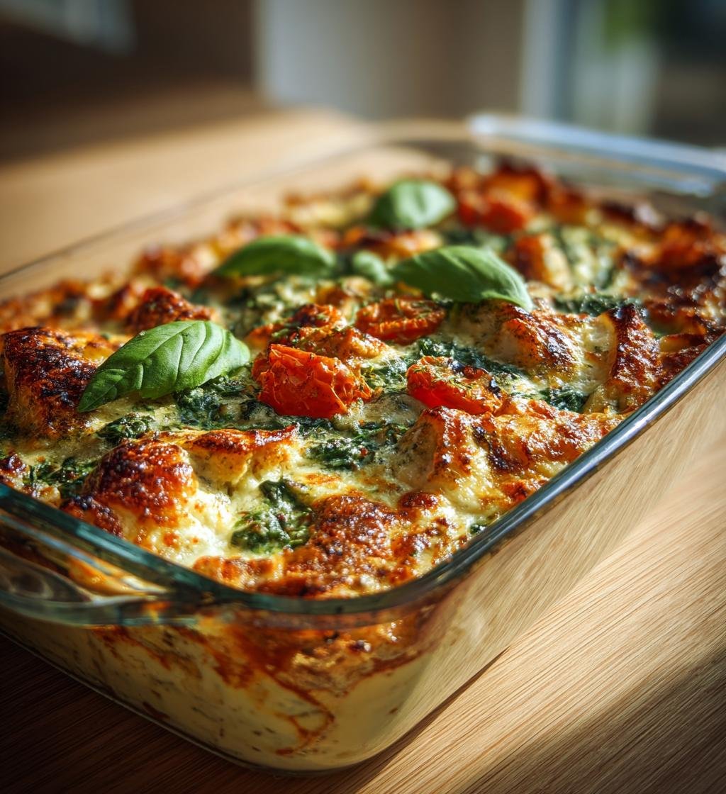 Kycklinglasagne med pesto spenat och mozzarella – Enkel och Krämig - steg för steg