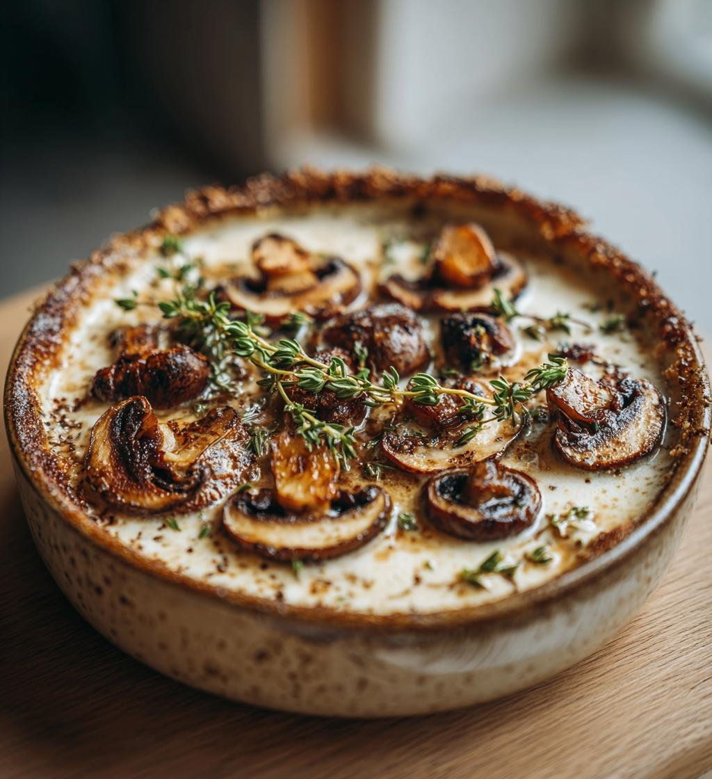Krämig champinjonsoppa med timjan – Enkel och God!